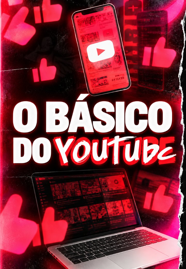 Capa do curso O Básico do YouTube, do Gabriel Aleatoriamente